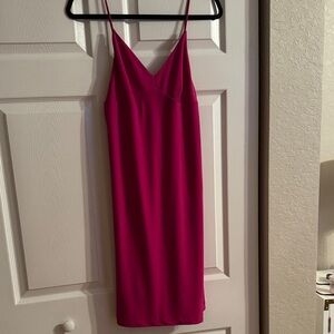 Banana Republic Vibrant Pink Midi Dress